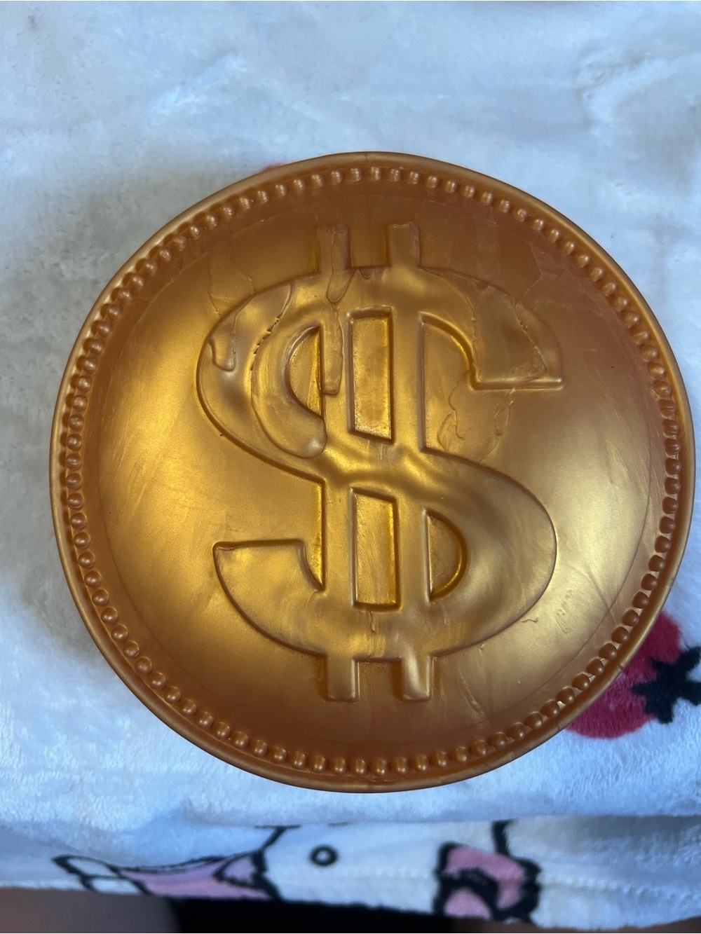 Jumbo Dollar Sign Squishy Coin/ Bronze
